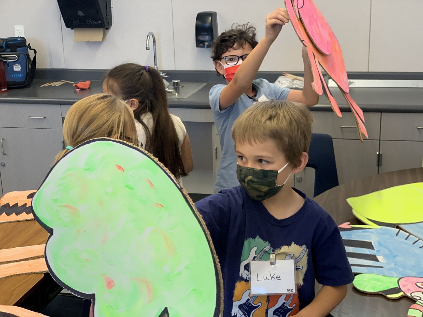 Puppet show at Napa's Willow School